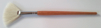 Fächerpinsel