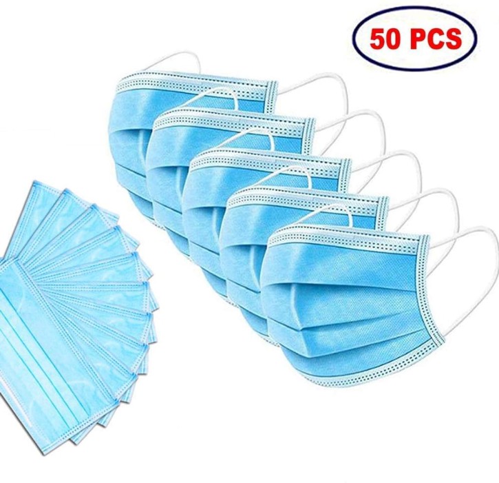 Mundschutz Maske blau